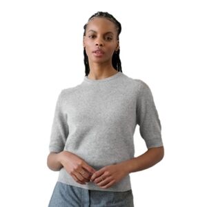 WHITE + WARREN NWT Essential Cashmere Tee, Sz XS, Retail $345